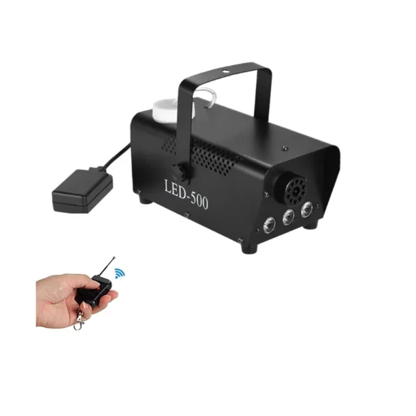 Machine à Fumée LED 500W avec Télécommande et Effets RGB pour Scène vue 2