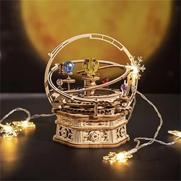 Boîte à Musique Puzzle 3D en Bois Robotime Modèle Nuit Étoilée vue 2