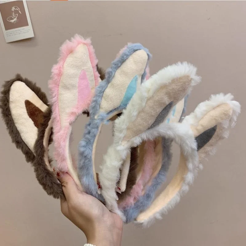 Serre-tête oreilles en peluche douce style Cosplay et Lolita image 3