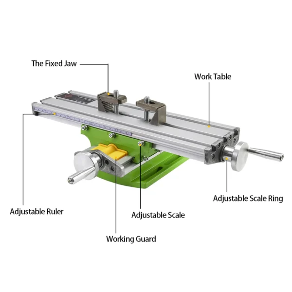 ALLSOME BG-6330 Table Coulissante Croisée de Travail pour Fraisage et Perçage vue 2
