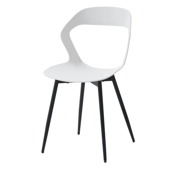 Ensemble de chaises de salle à manger style scandinave minimaliste vue 2