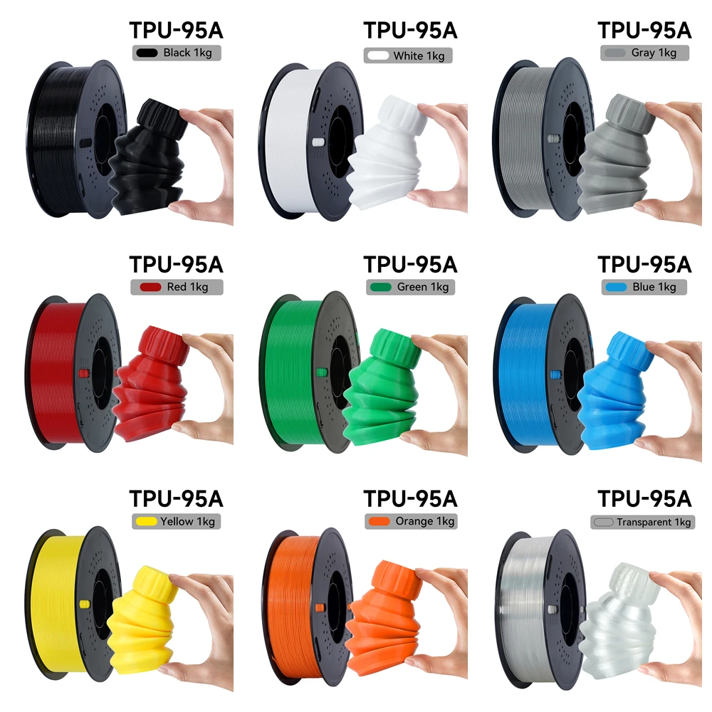 Filament TPU Flexible KINGROON 1.75 mm pour Impression 3D image 4