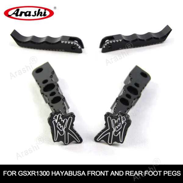 Repose-pieds avant et arrière pliables pour SUZUKI GSXR1300 Hayabusa 2008-2020