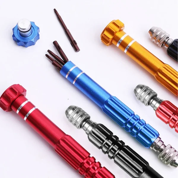 Kit de réparation multifonction 5 en 1 pour lunettes, montres et appareils électroniques