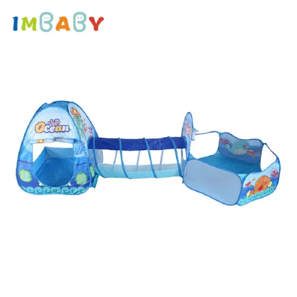 Tente tunnel de jeux 3 en 1 IMBABY Ikpool pour enfants