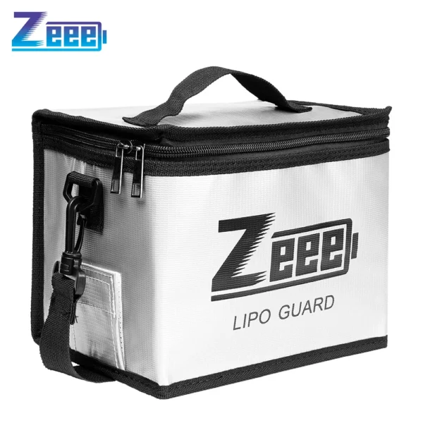 Sac de Sécurité Ignifuge pour Batteries Lipo Zeee 215x145x165mm