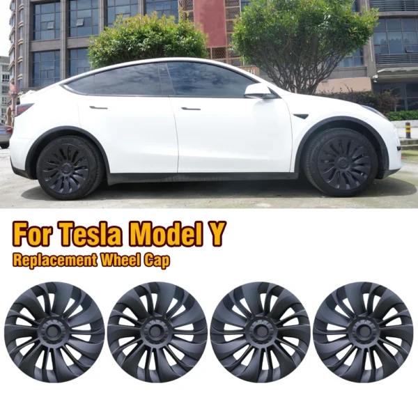 Enjoliveurs 19 Pouces pour Tesla Modèle Y - Set de 4 Pièces vue 2