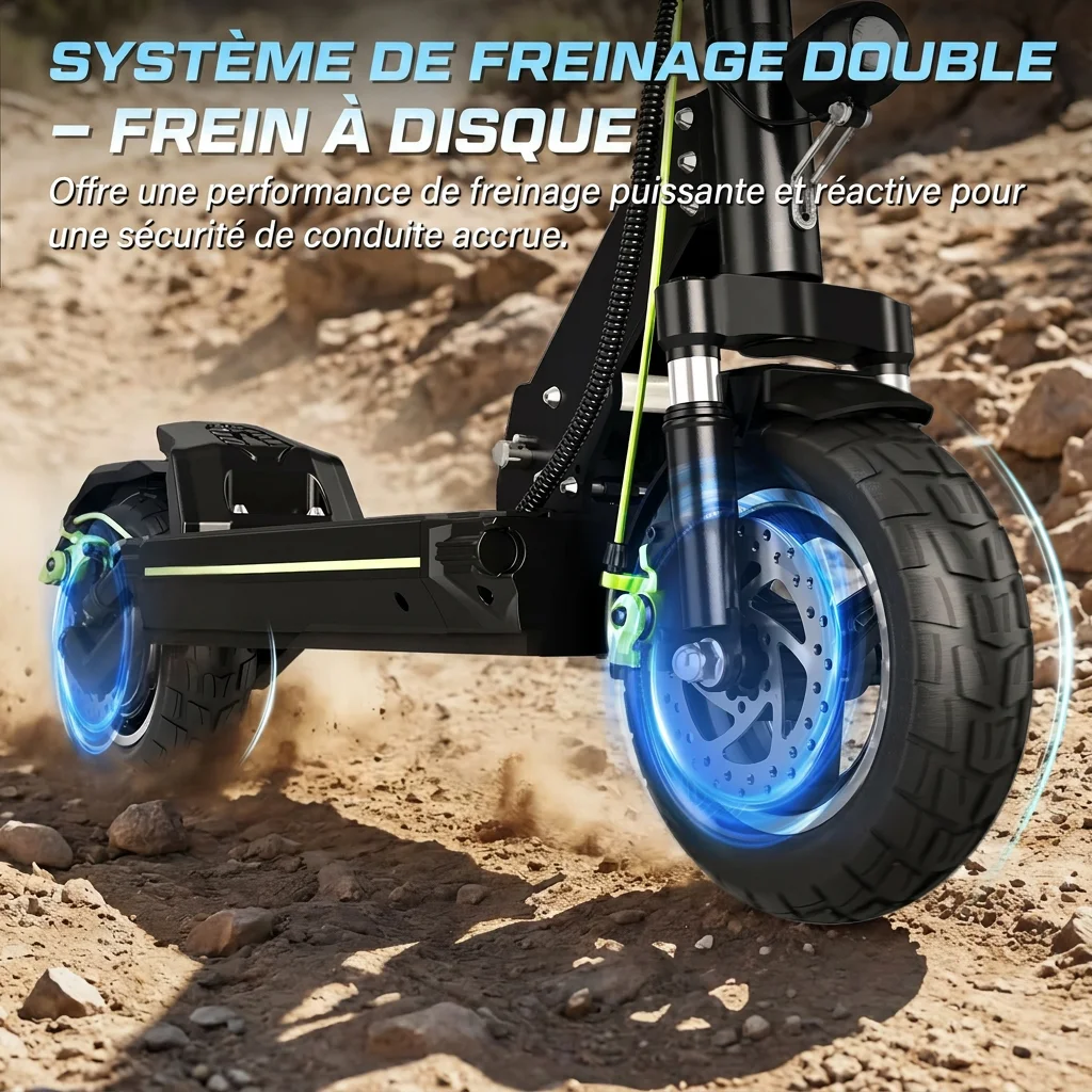 Trottinette Électrique Adulte TODIMART D6PRO Autonomie 60KM Pneus 10 Pouces image 5
