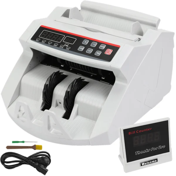 Compteuse de Billets Professionnelle - Détection Faux Billets UV/MG/IR - 1000 Billets/Min