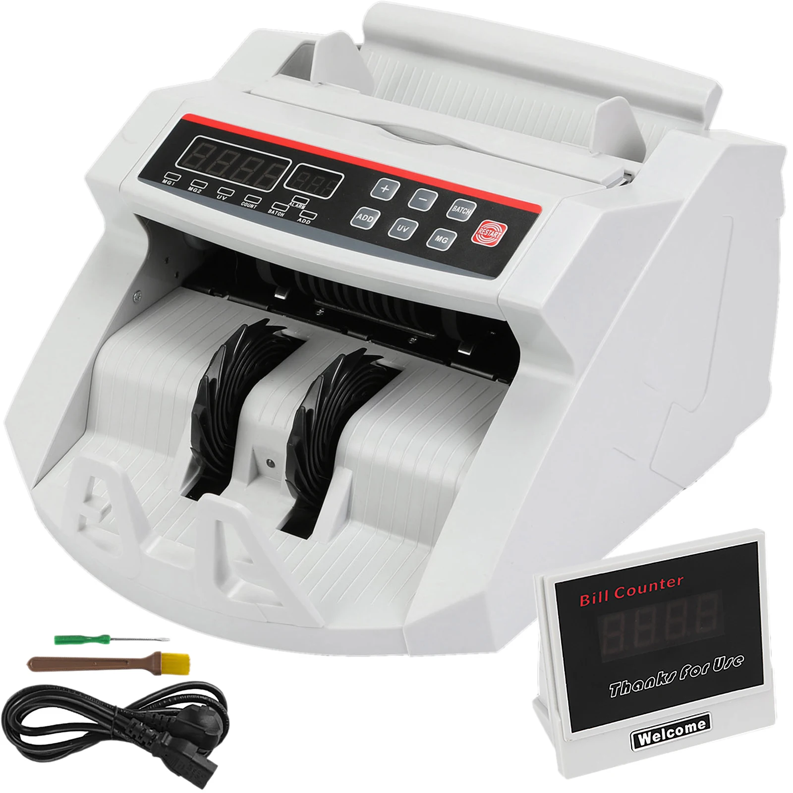 Compteuse de Billets Professionnelle - Détection Faux Billets UV/MG/IR - 1000 Billets/Min