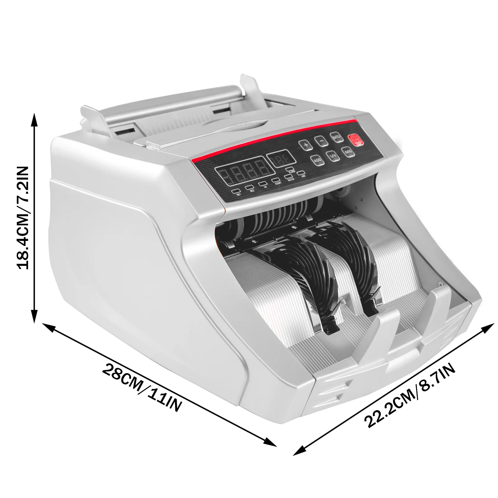 Compteuse de Billets Professionnelle - Détection Faux Billets UV/MG/IR - 1000 Billets/Min image 6