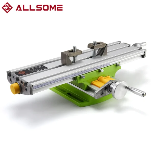 ALLSOME BG-6330 Table Coulissante Croisée de Travail pour Fraisage et Perçage