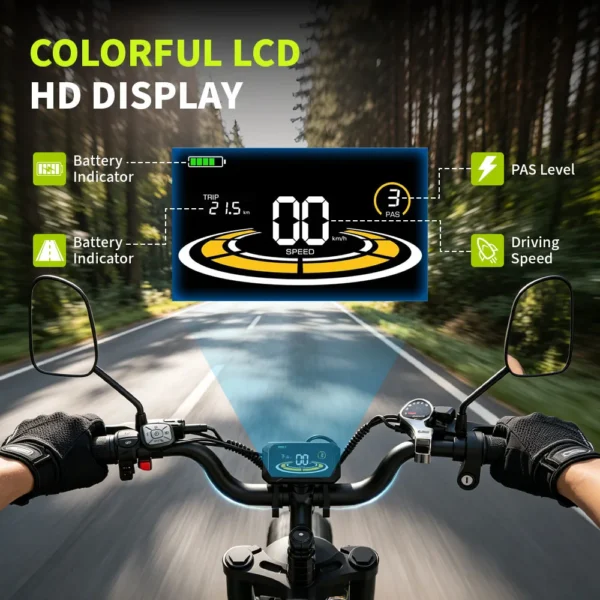 Vélo Électrique Adulte Tout-Terrain Rayzeph C20Max - Double Moteur 2000W et Batterie 52V 40Ah vue 2