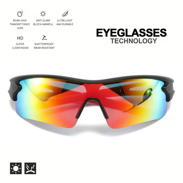 Lunettes de Sport Protectrices UV400 Légères et Enveloppantes vue 2