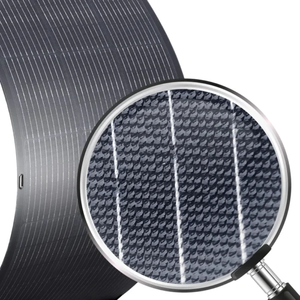 Panneau Solaire Flexible ALLPOWERS 100W / 200W - Haute Performance et Étanchéité IP68 vue 2