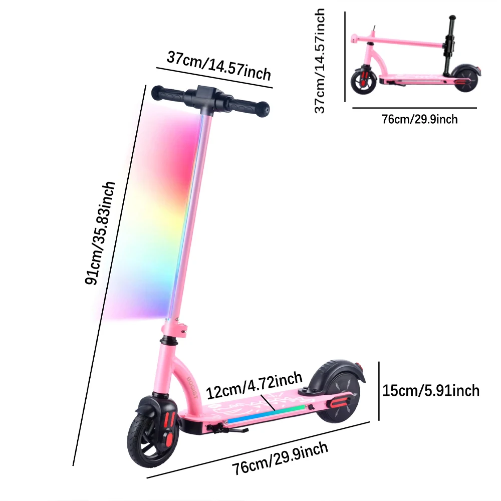 Trottinette Électrique Enfant AATOTMGO Pliable 125W 16 km/h image 3