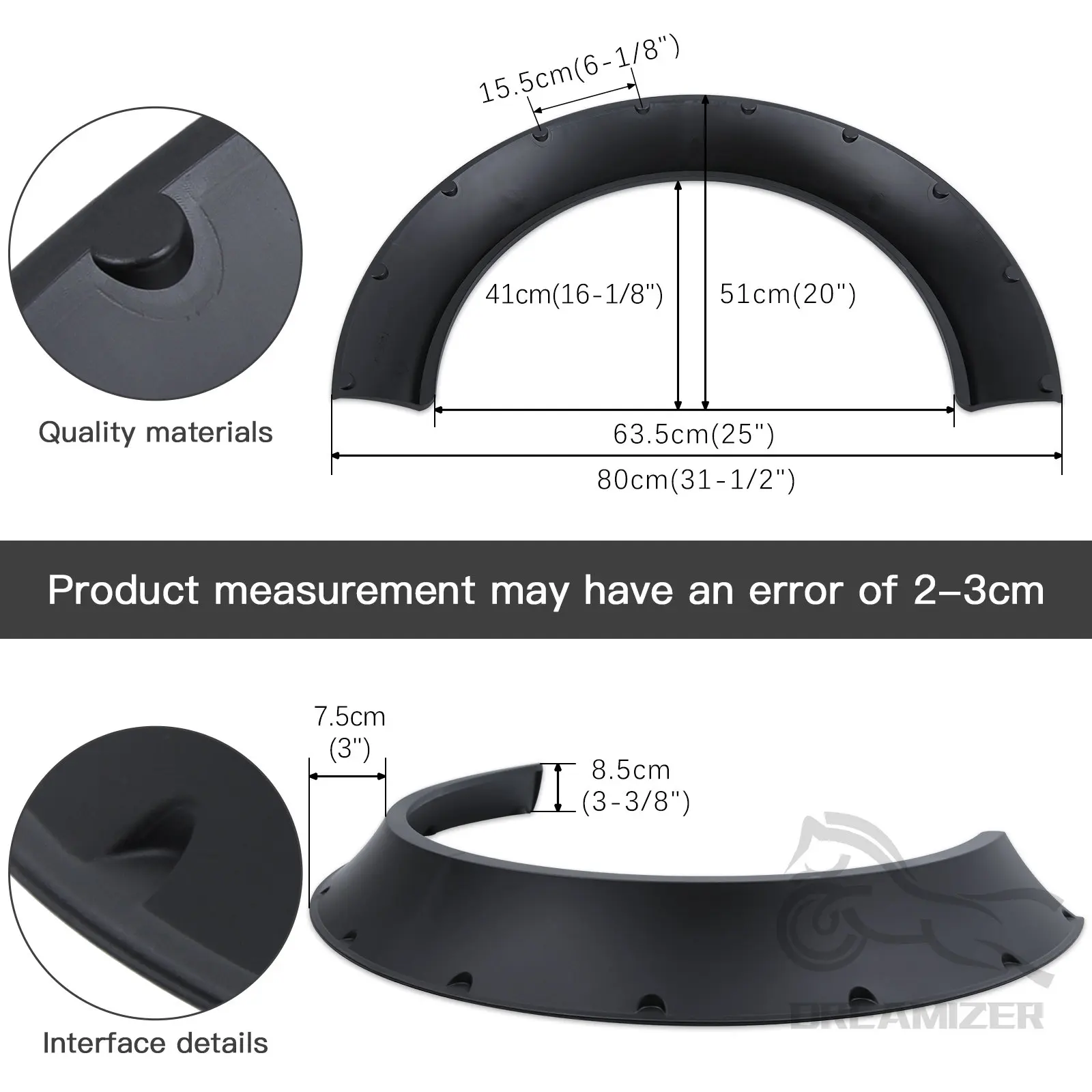 Passages de Roue Flexibles Extra Larges EyebloggFender - Lot de 4 image 6